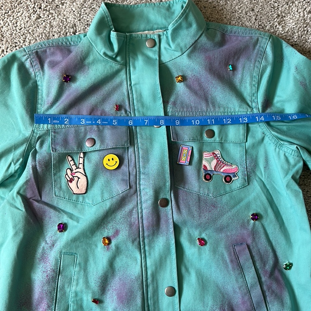 Handmade painted jacket. - Picture 12 of 17